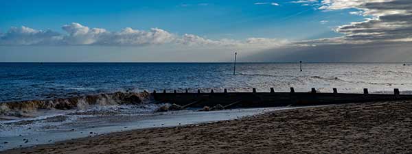 An image of the sea at Hornsea